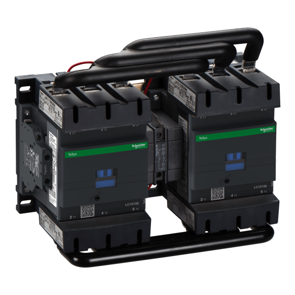 LC2D150F7 — LC2D150F7 - TeSys D reversing contactor - 3P(3 NO) - AC-3 - <= 440 V 150 A - 110 V AC coil Schneider Electric