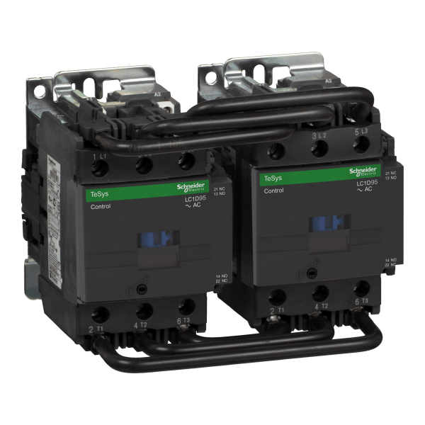 TeSys D reversing contactor - 3P(3 NO) - AC-3 - <= 440 V 95 A - 230 V AC coil Schneider Electric