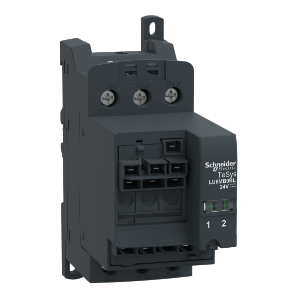 LU6MB0BL — LU6MB0BL - Reverser block for side mounting, TeSys U, 38A/690V, coil 24V DC Schneider Electric