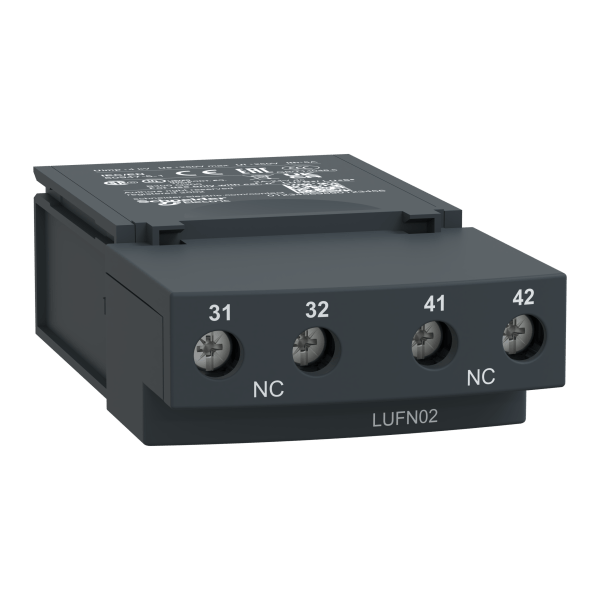 LUFN02 — LUFN02 - auxiliary contacts LUF - 2NC Schneider Electric