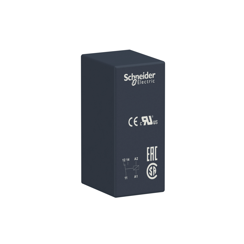RSB1A120F7 - Harmony, Interface plug-in relay, 12 A, 1 CO, 120 V AC Schneider Electric