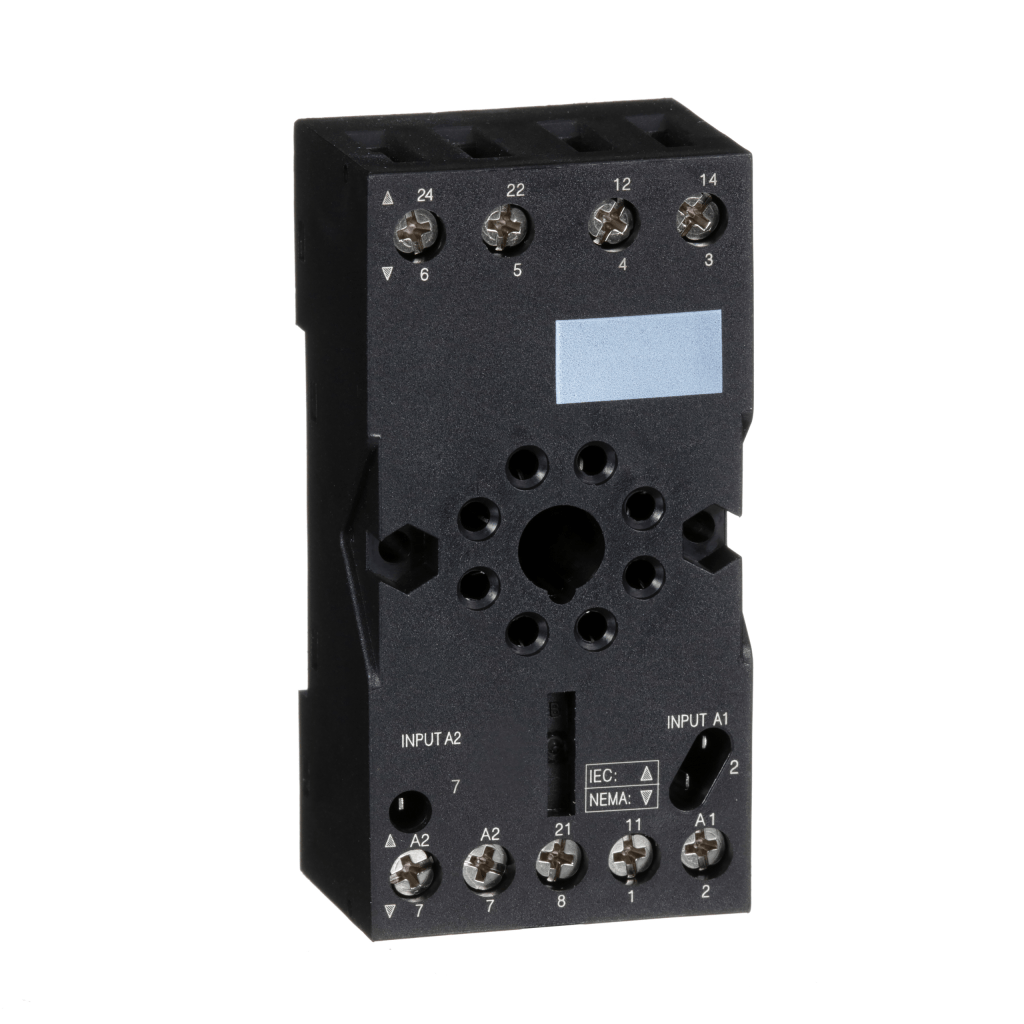 RUZC2M - Harmony, Socket, for RUMC2 relays, 10 A, screw connectors, mixed contact Schneider Electric
