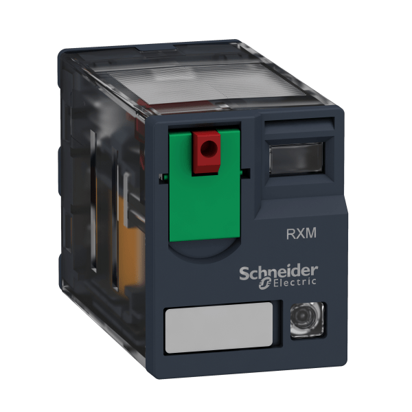 RXM4GB2U7 — RXM4GB2U7 - Harmony, Miniature plug-in relay, 3 A, 4 CO, with LED, with lockable test button, 240 V AC Schneider Electric