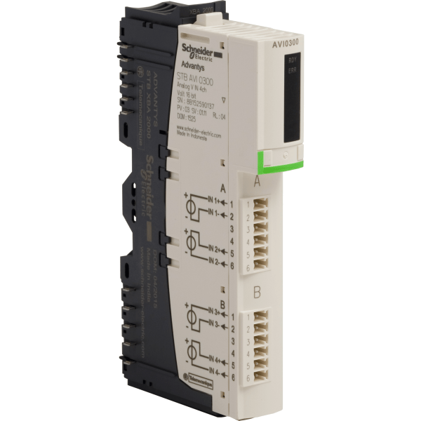 standard analog input kit STB - +/- 10 V - 4 I - 15 bits + sign Schneider Electric