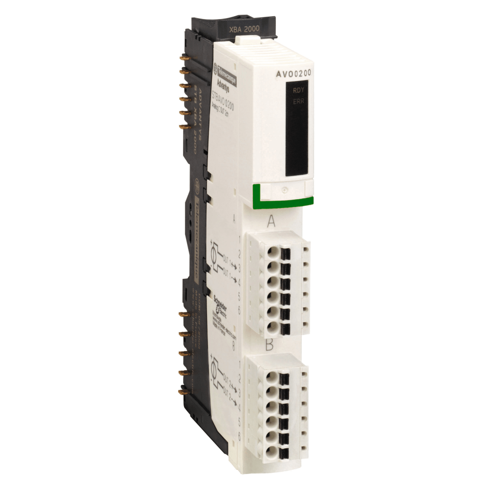 STBAVO0200K - standard analog output kit STB - +/- 10 V - 2 O - 15 bits + sign Schneider Electric