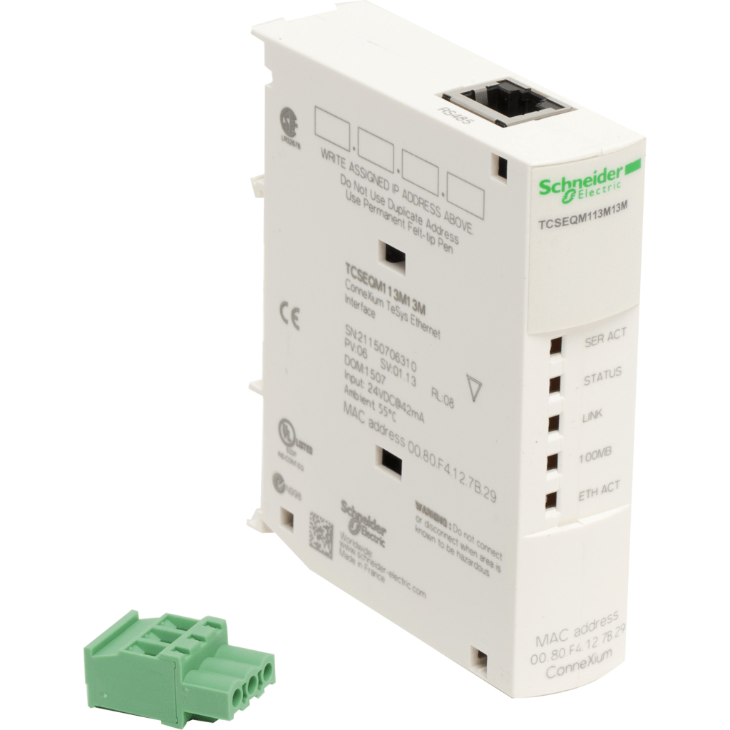 TCSEQM113M13M - CONNEXIUM TESYSPORT ETHERNET INTERFACE Telemecanique