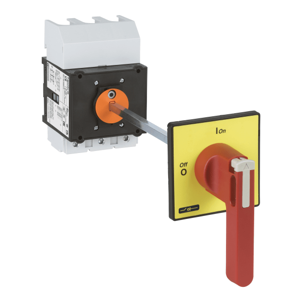 TeSys Vario - emergency stop switch disconnector - 125 A - back of enclosure