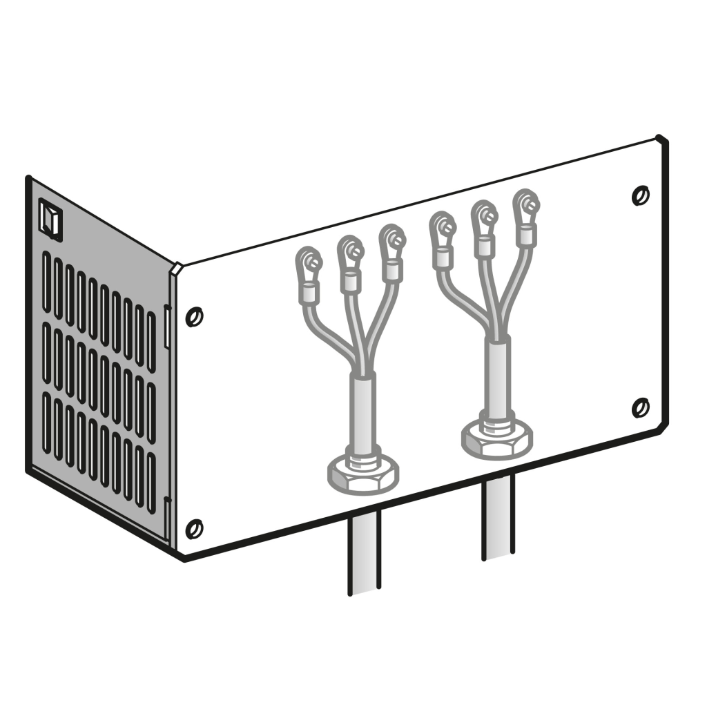 VW3A31816 - kit for UL type 1 conformity - mounted under variable speed drive Schneider Electric