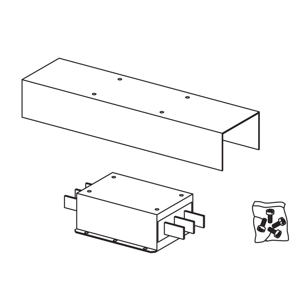 VW3A4411 - EMC radio interference input filter - 336/546 A - 125 W - 3-phase supply Schneider Electric