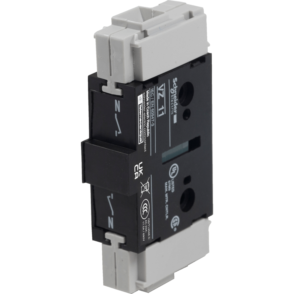 VZ11 - TeSys VARIO - additional neutral block - 40 A - for V02...V2 Schneider Electric