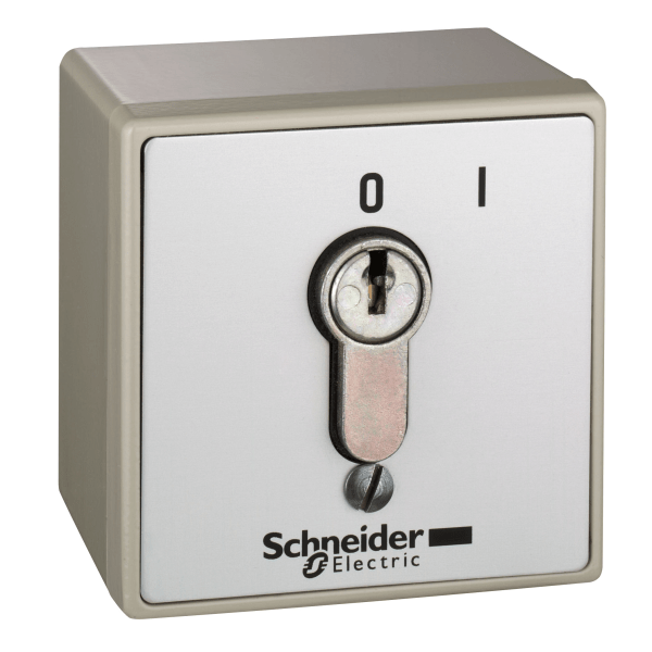 XAPS11111N — XAPS11111N - Harmony XAP, XB2 SL, Control station key operated, surface mounting, key switch selector, 2 positions, stay put, 1 NO, marked O - I Schneider Electric