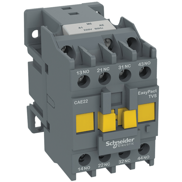 CAE31B5 — CAE31B5 - EasyPact TVS control relay - 3 NO + 1 NC <= 690 V - 24 VAC Schneider Electric
