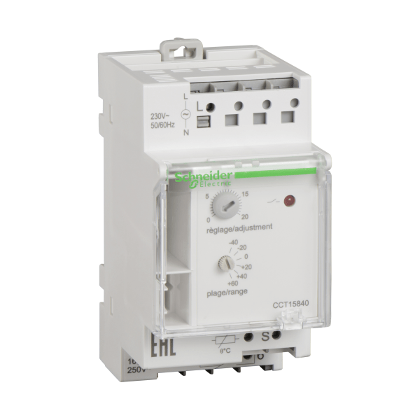 CCT15840 — CCT15840 - Acti9 - TH7 - thermostat - 1 zone - -40 °C to +80 °C Schneider Electric