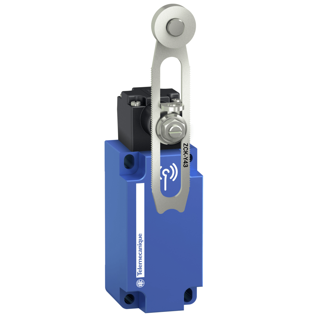 XCKW143 - Wireless limit switch, Limit switches XC Standard, XCKW, adjustable steel roller lever Schneider Electric
