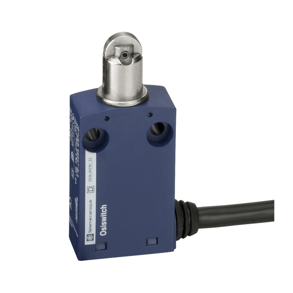 XCMN2102L9 — XCMN2102L9 - Limit switch, Limit switches XC Standard, XCMN, steel roller plunger, 1NC+1 NO, snap, 9 m Telemecanique Sensors