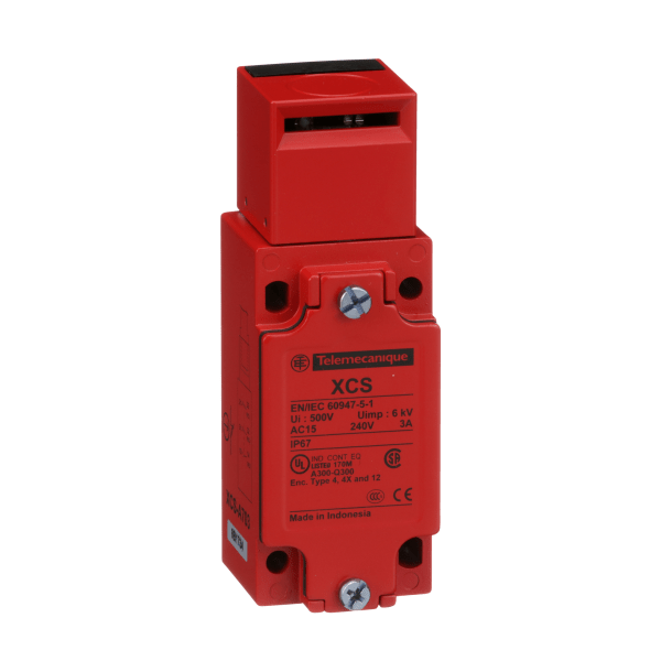 XCSA703 — XCSA703 - Safety switch, Telemecanique Safety switches XCS, metal XCSA, 2 NC + 1 NO, slow break, 1 entry tapped 1/2" NPT Telemecanique Sensors