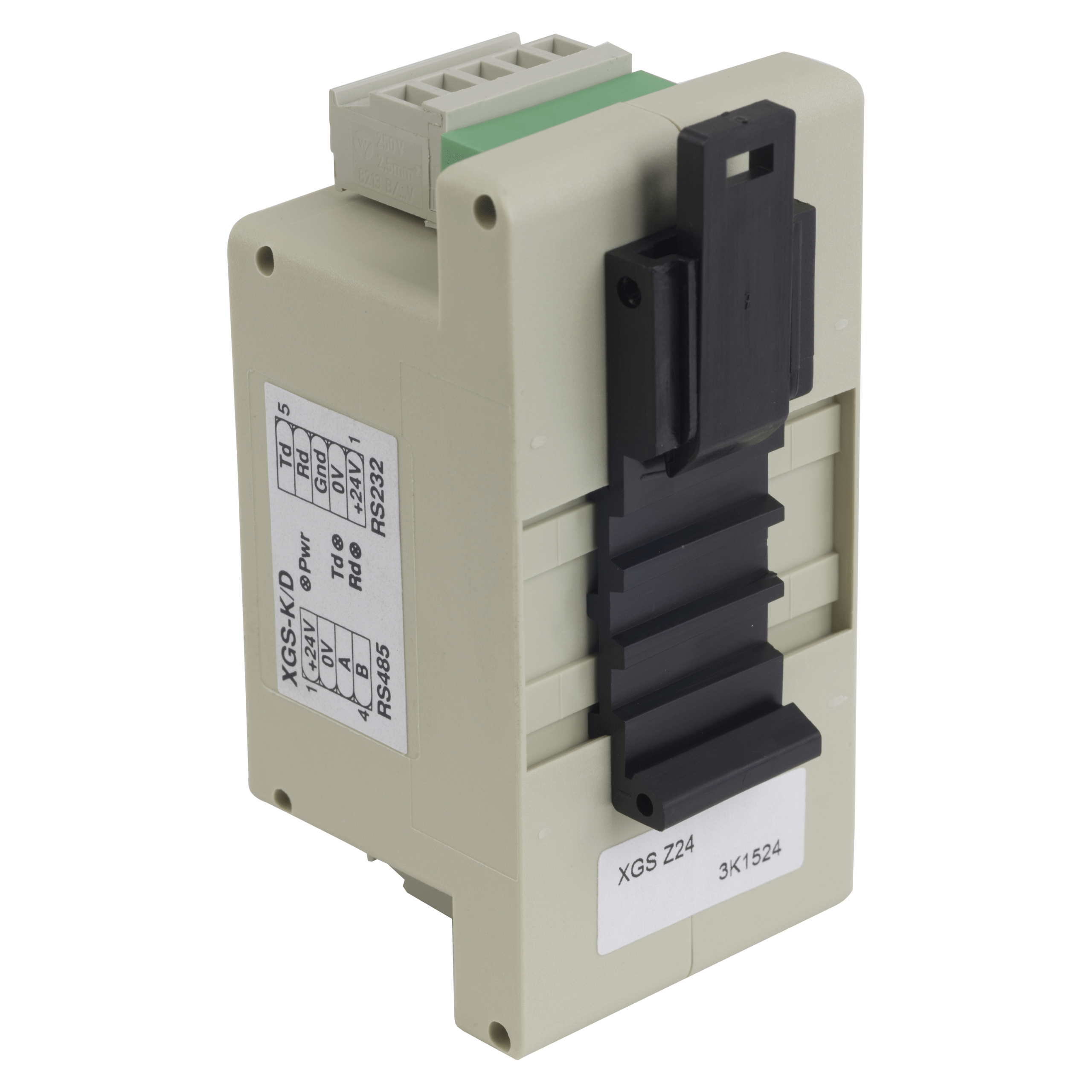 XGSZ24 - RS232/RS485 interface, Radio frequency identification XG, RS 232/RS 485 line adaptor, for XGS K, XGS D Telemecanique