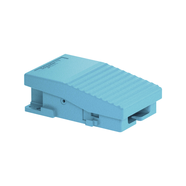 Preventa XPE, Single foot switch, metal, blue, without cover, 1 NO + 1 NC Schneider Electric