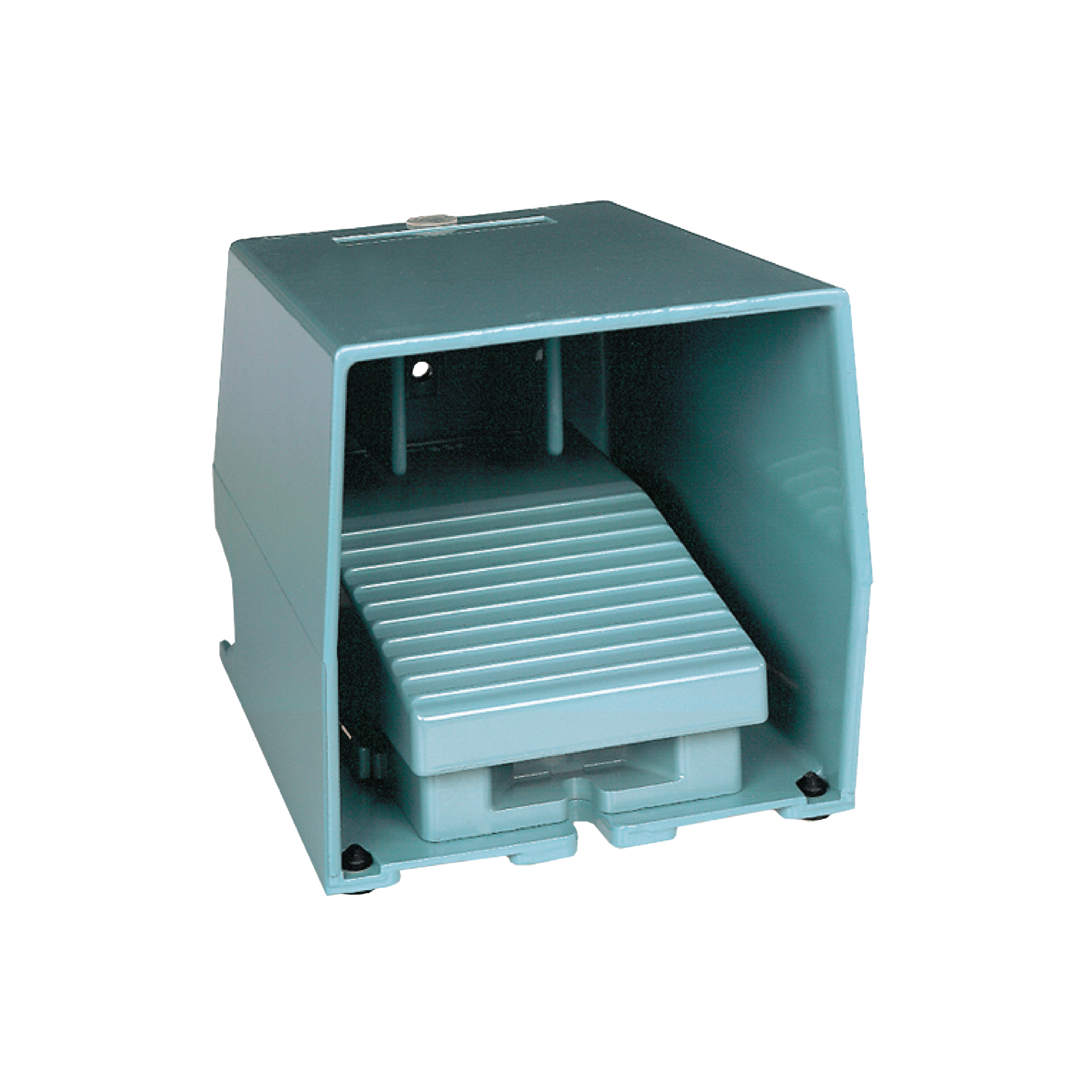 XPEM310 - Preventa XPE, Single foot switch, metal, blue, with cover, 1 NO + 1 NC Schneider Electric