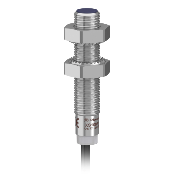 XS108BLPAL2 — XS108BLPAL2 - Inductive proximity sensors XS, inductive sensor XS1 M8, L42mm, brass, Sn1.5 mm, 12...24 VDC, cable 2 m Telemecanique Sensors