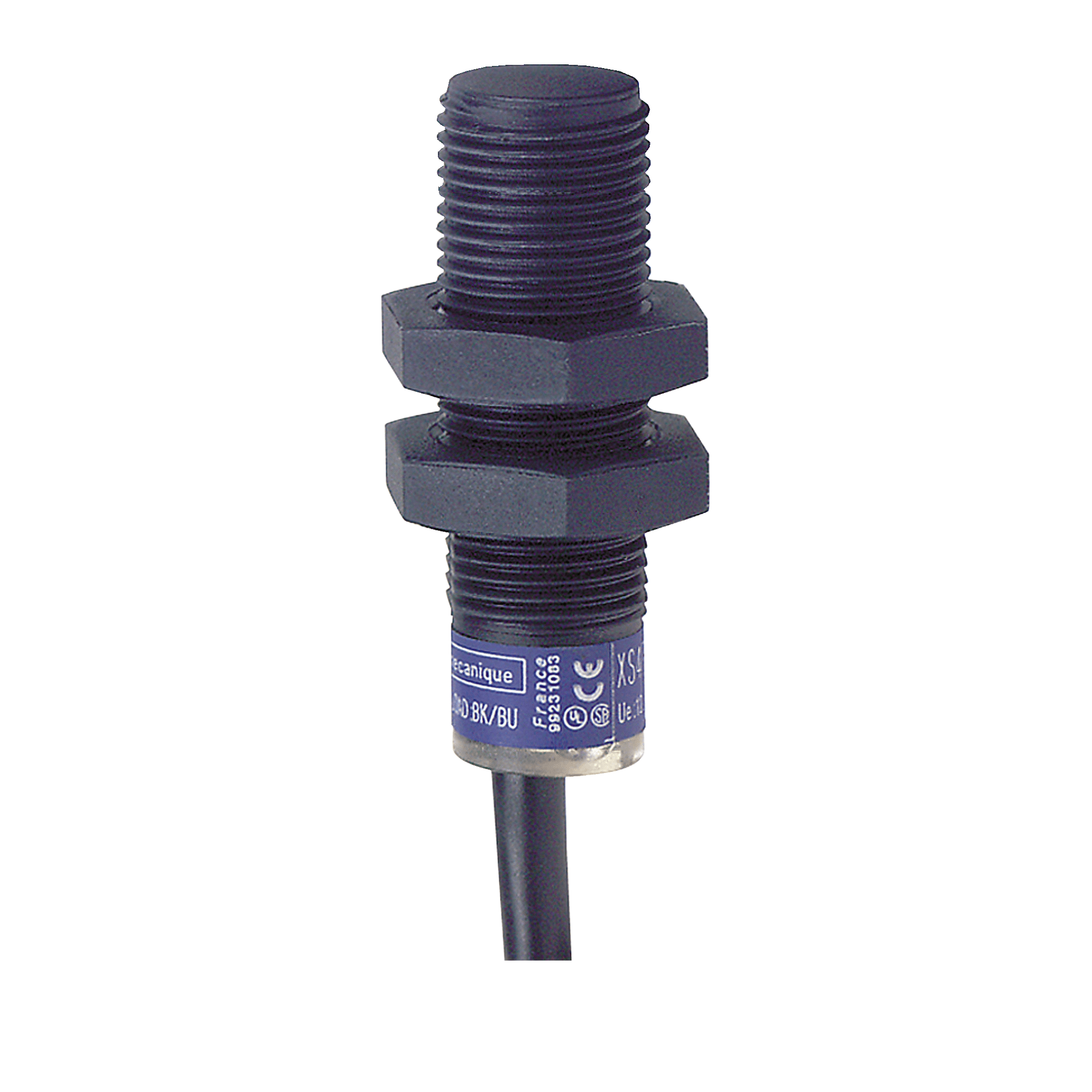 XS4P12PA340L1 - Inductive proximity sensors XS, inductive sensor XS4 M12, L35mm, PPS, Sn4mm, 12...24 VDC, cable 5 m Telemecanique Sensors