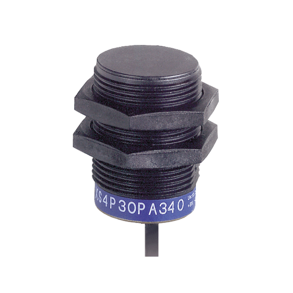 XS4P30PB340 — XS4P30PB340 - Inductive proximity sensors XS, inductive sensor XS4 M30, L43mm, PPS, Sn15mm, 12...24 VDC, cable 2 m Telemecanique Sensors