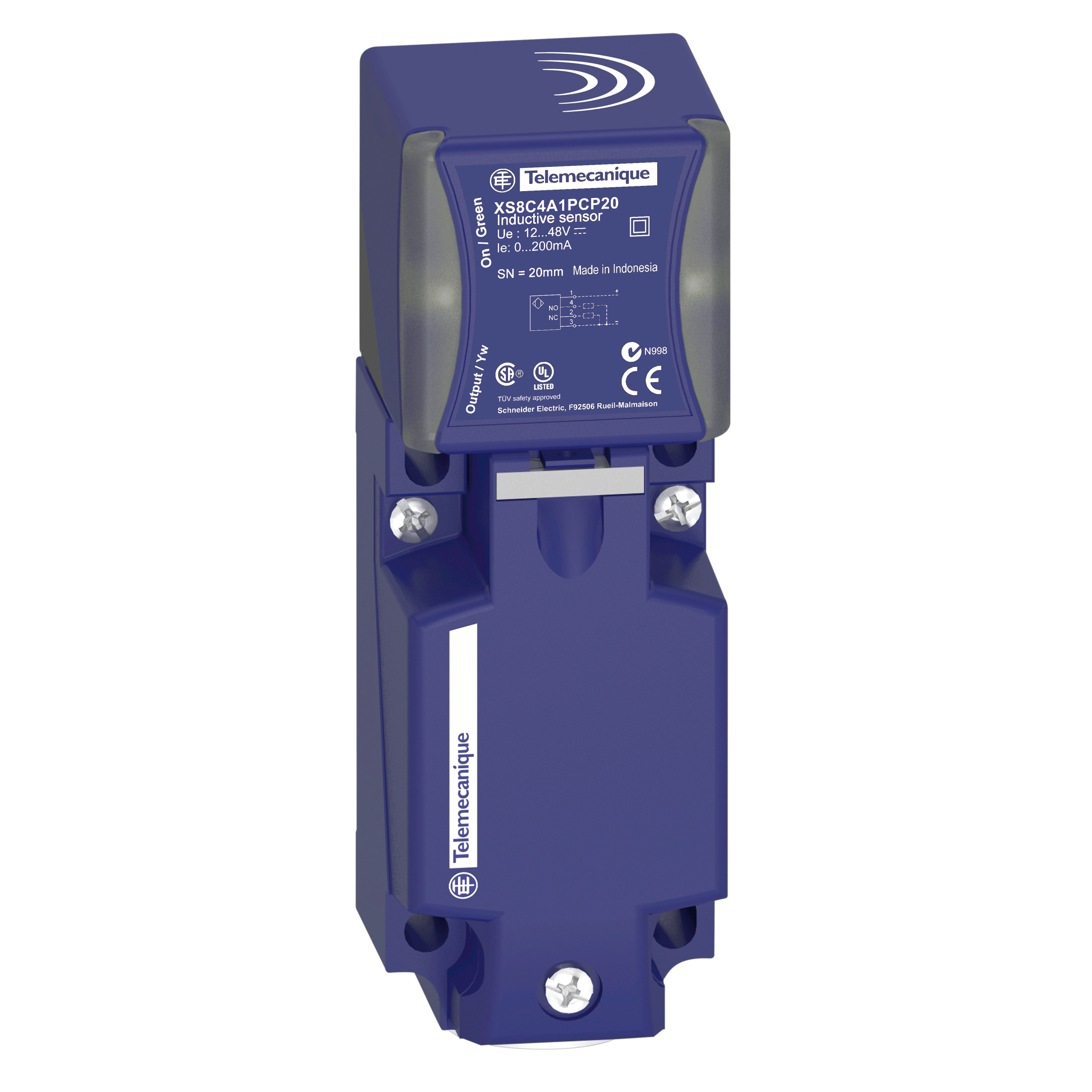 XS7C4A1MPG13 - XS7C4A1MPG13, Inductive sensor XS7 40x40x117, PBT, Sn15 mm, 24-240VAC/DC, terminals Telemecanique Sensors