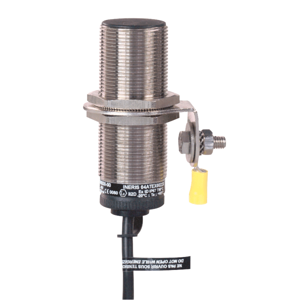 XSAV12801EX — XSAV12801EX - Inductive proximity sensors XS, Rotation monitoring hazardous area, M30, Sn10mm, 120...3000c/mn, cable 2 m Telemecanique Sensors