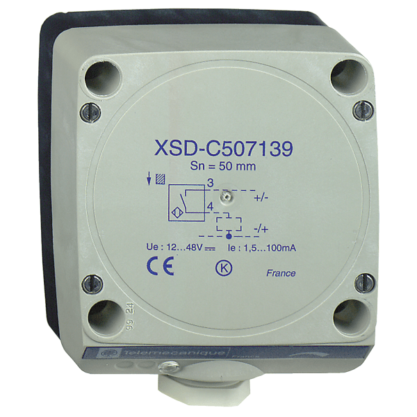 XSDC607139 — XSDC607139 - Inductive proximity sensors XS, inductive sensor XSD 80x80x40, plastic, Sn60mm, 12...48 VDC, terminals Telemecanique Sensors