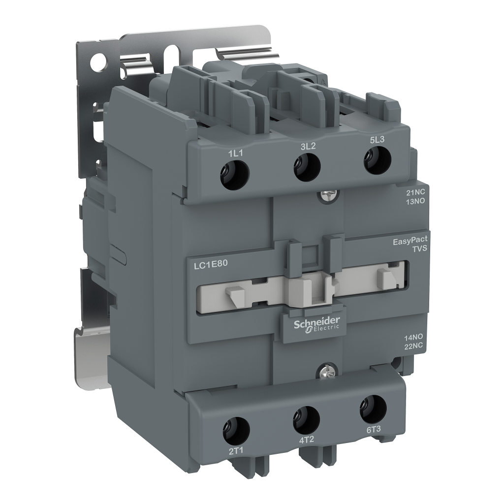 LC1E95F5 - EasyPact TVS contactor 3P(3 NO) - AC-3 - <= 440 V 95A - 110 V AC coil Schneider Electric