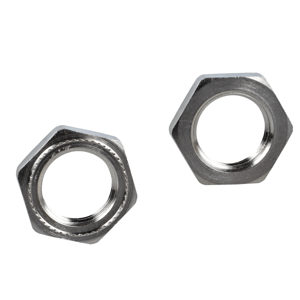 XSZE118 — XSZE118 - Accessory for sensor, fixing nuts, chromium plated steel, Ø 18 mm Telemecanique