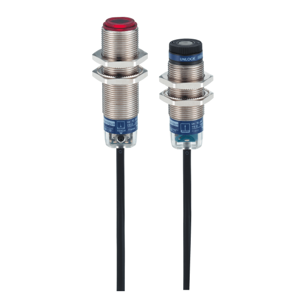 XUBLBPCNL2 — XUBLBPCNL2 - Photoelectric sensors XU, XUB, thru beam, laser, Sn 100 m, 12...24 VDC, cable 2 m Telemecanique Sensors