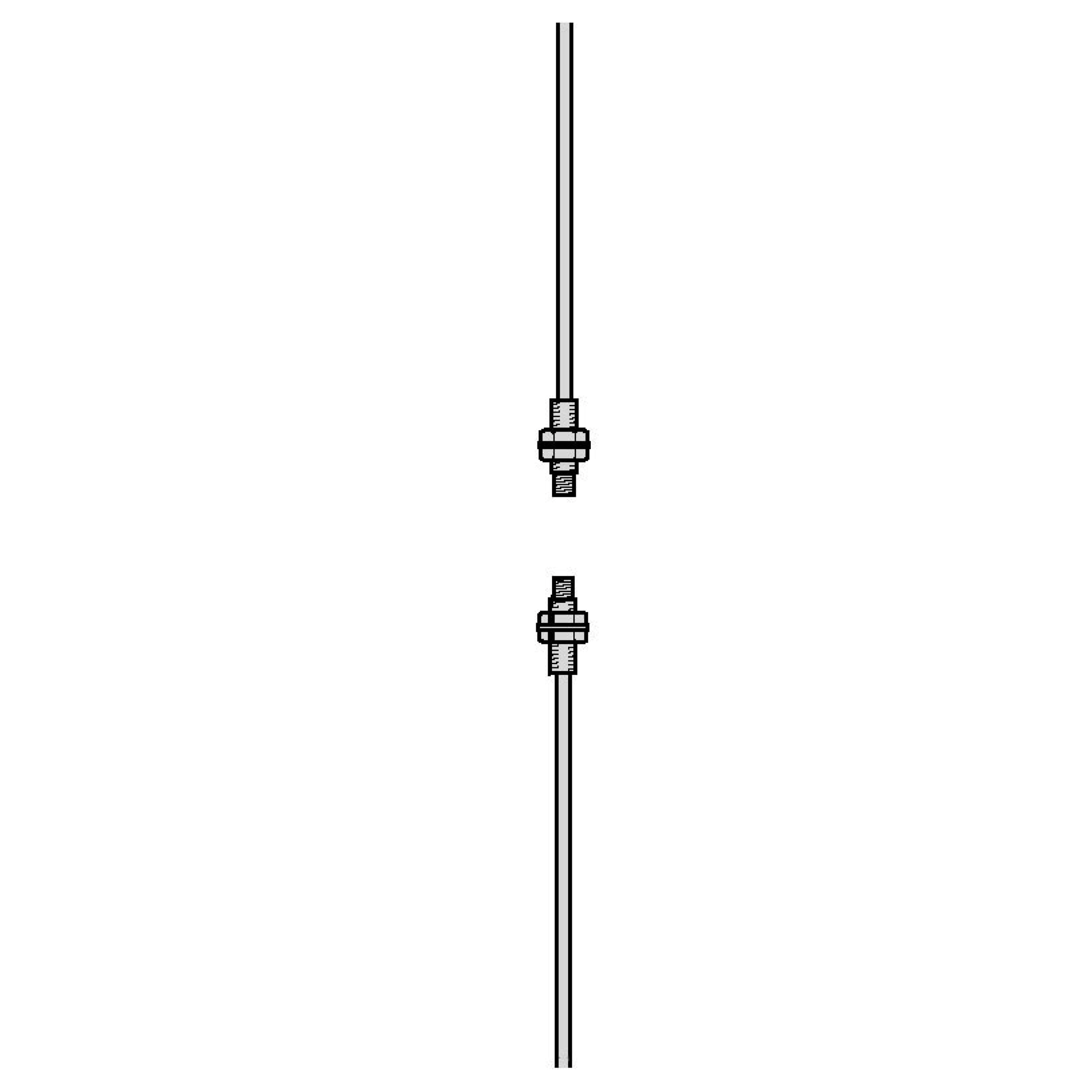XUFN35301 - Photoelectric sensors XU, plastic fibre optic for sensor, thru beam, positioning, std., 2 m, Sn50mm Telemecanique Sensors