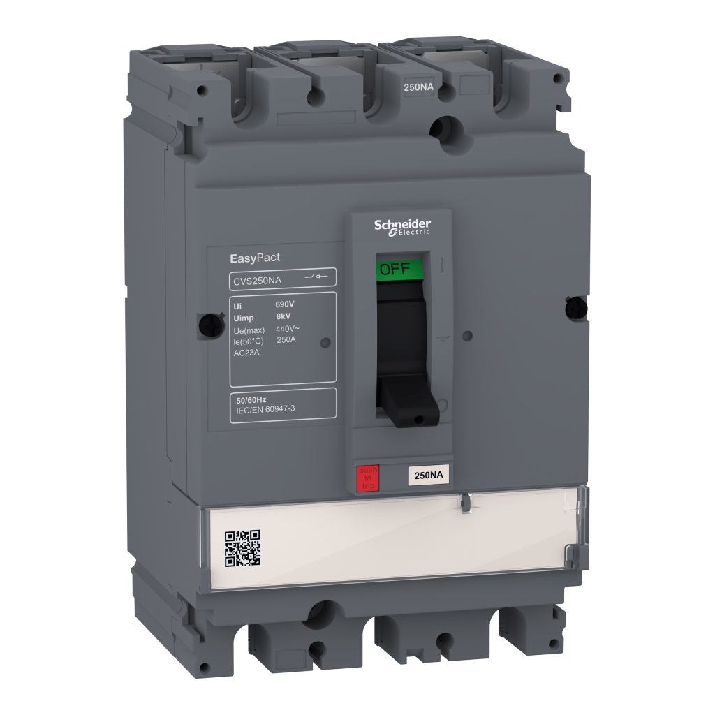 LV525425 - switch disconnector EasyPact CVS250NA, 3 poles, 250 A, AC22A, AC23A Schneider Electric