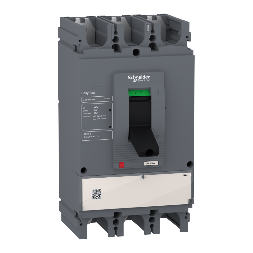 LV540400 - switch disconnector EasyPact CVS400NA, 3 poles, 400 A, AC22A, AC23A Schneider Electric