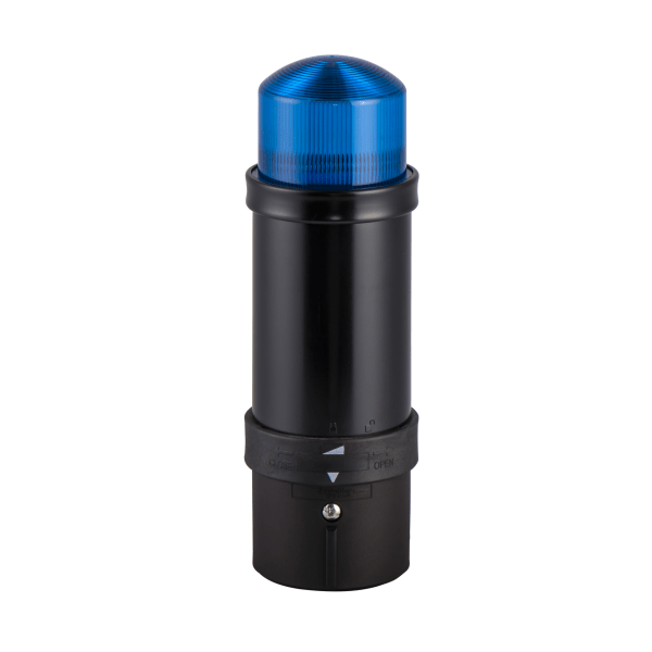 Complete beacon, Harmony XVB Universal, blue strobe 5 joule,230 V AC Schneider Electric