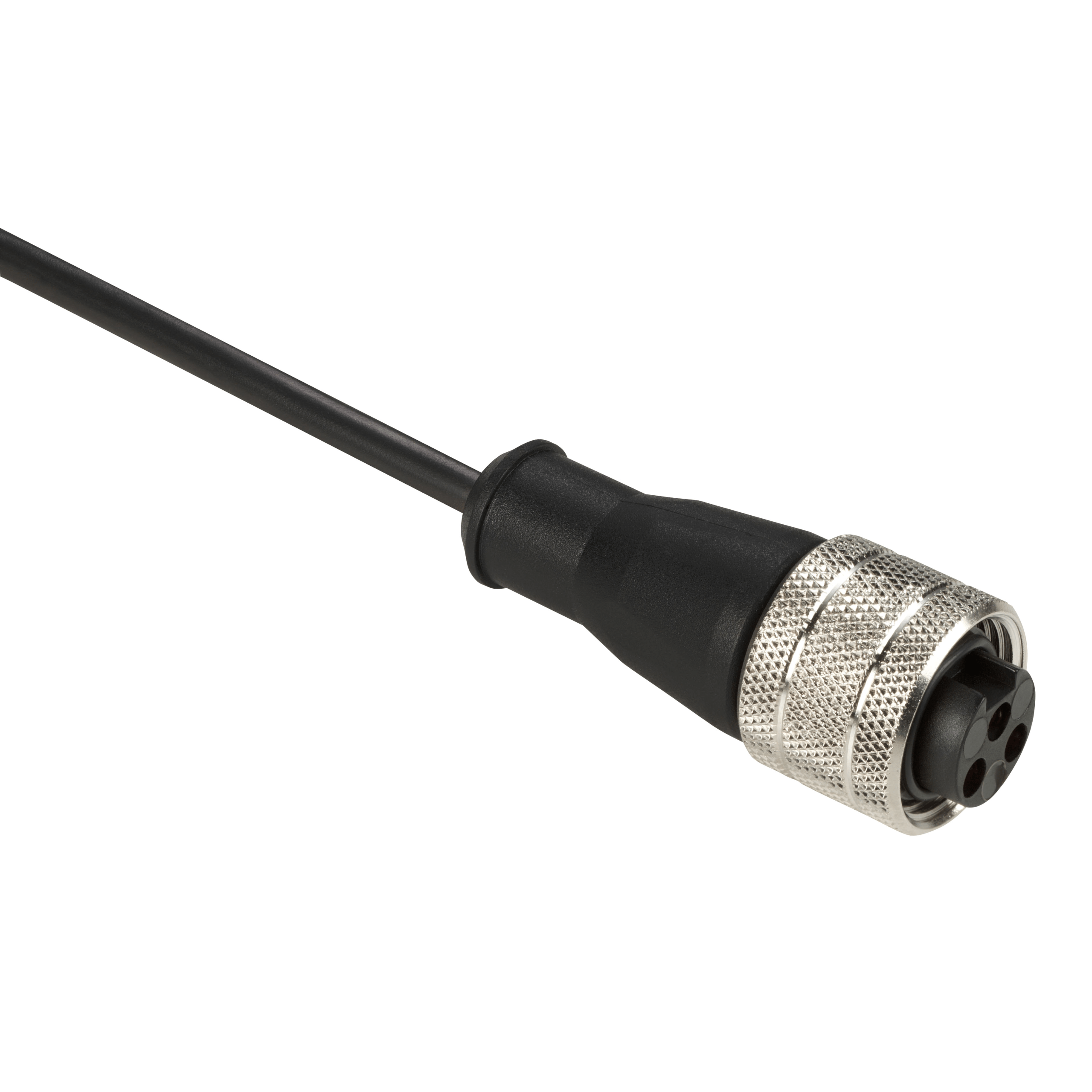 XZCP1670L2 - Pre wired connectors XZ, straight female, 7/8"16 UN, 3 pins, cable PUR 2 m Telemecanique Sensors