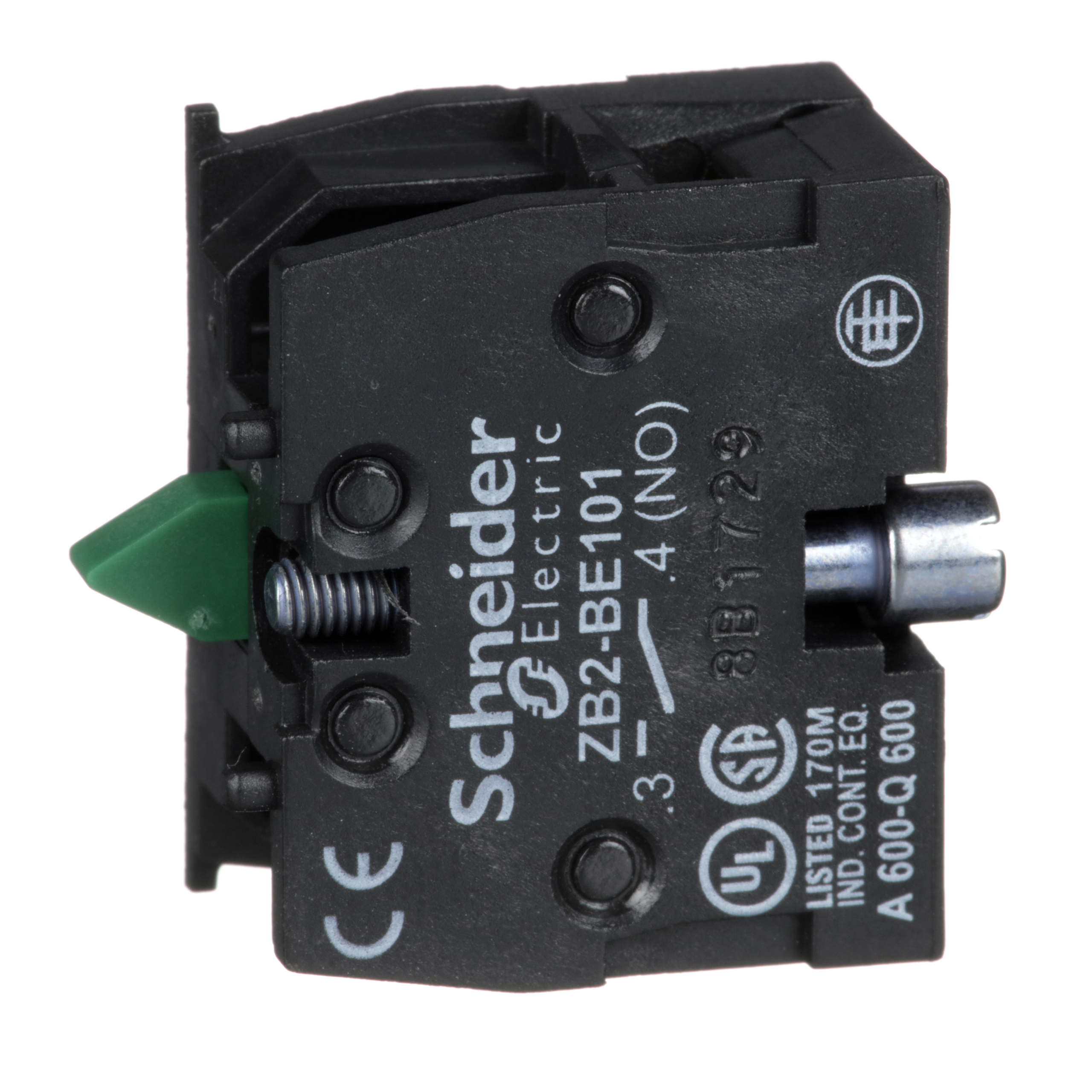 ZB2BE101 - Harmony XAC, Single contact block, 1 NO Schneider Electric