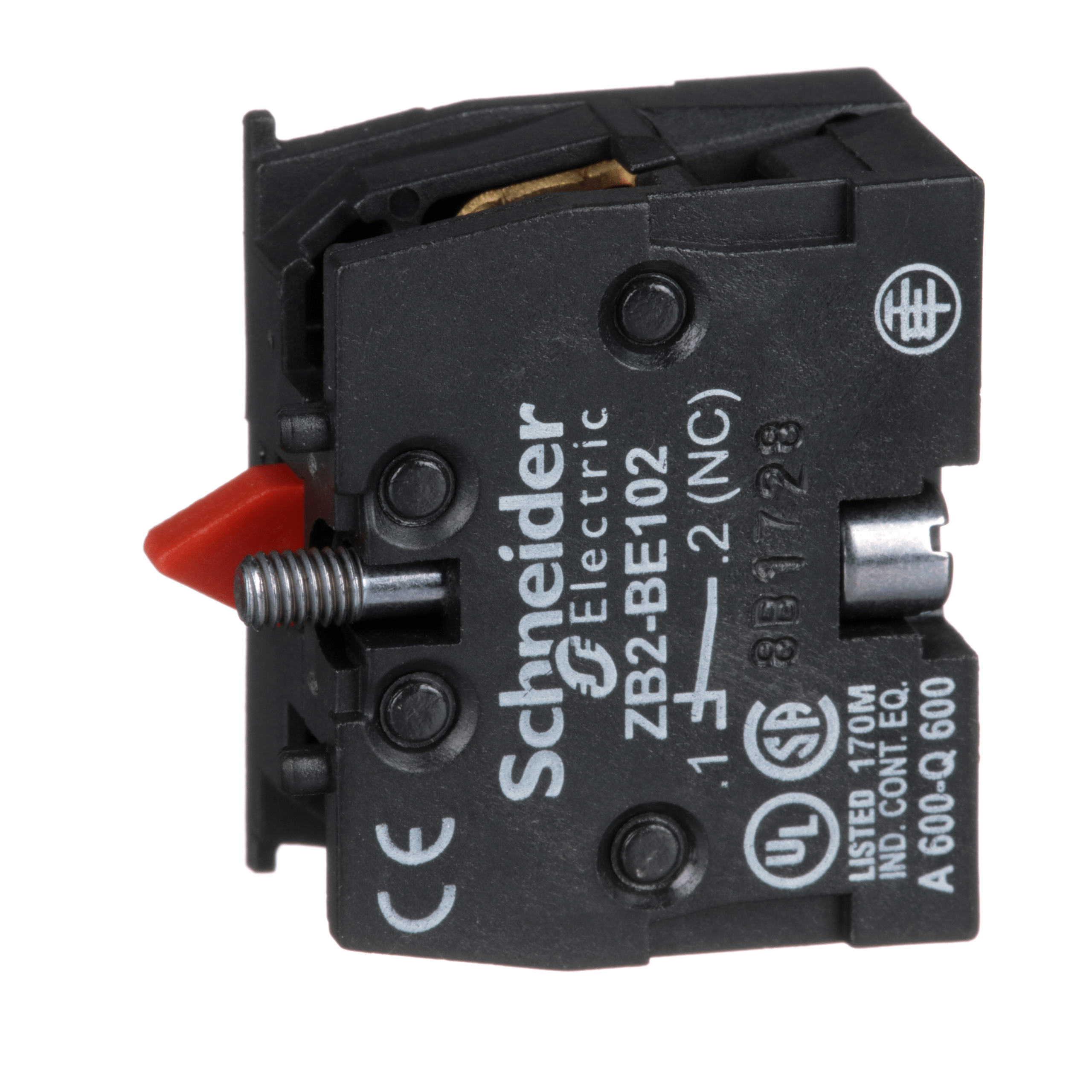 ZB2BE102 - Harmony XAC, Single contact block, 1 NC Schneider Electric