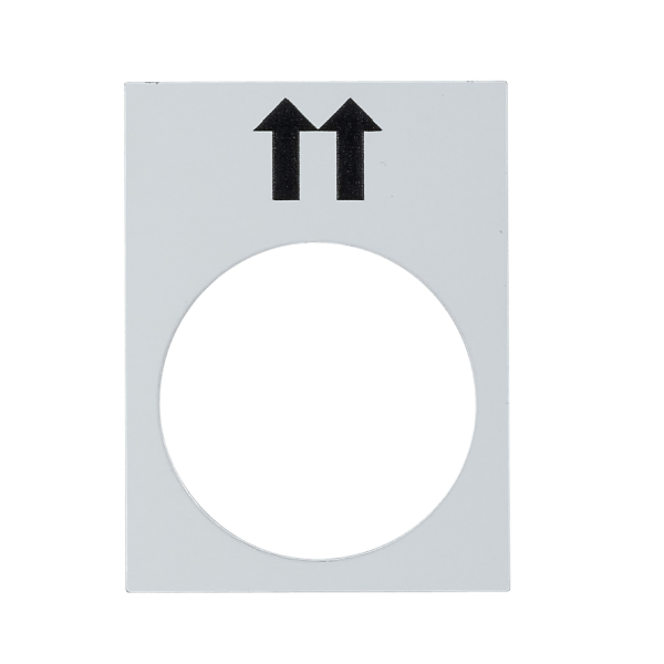 legend - 30 x 40 mm - white - raise, fast Schneider Electric