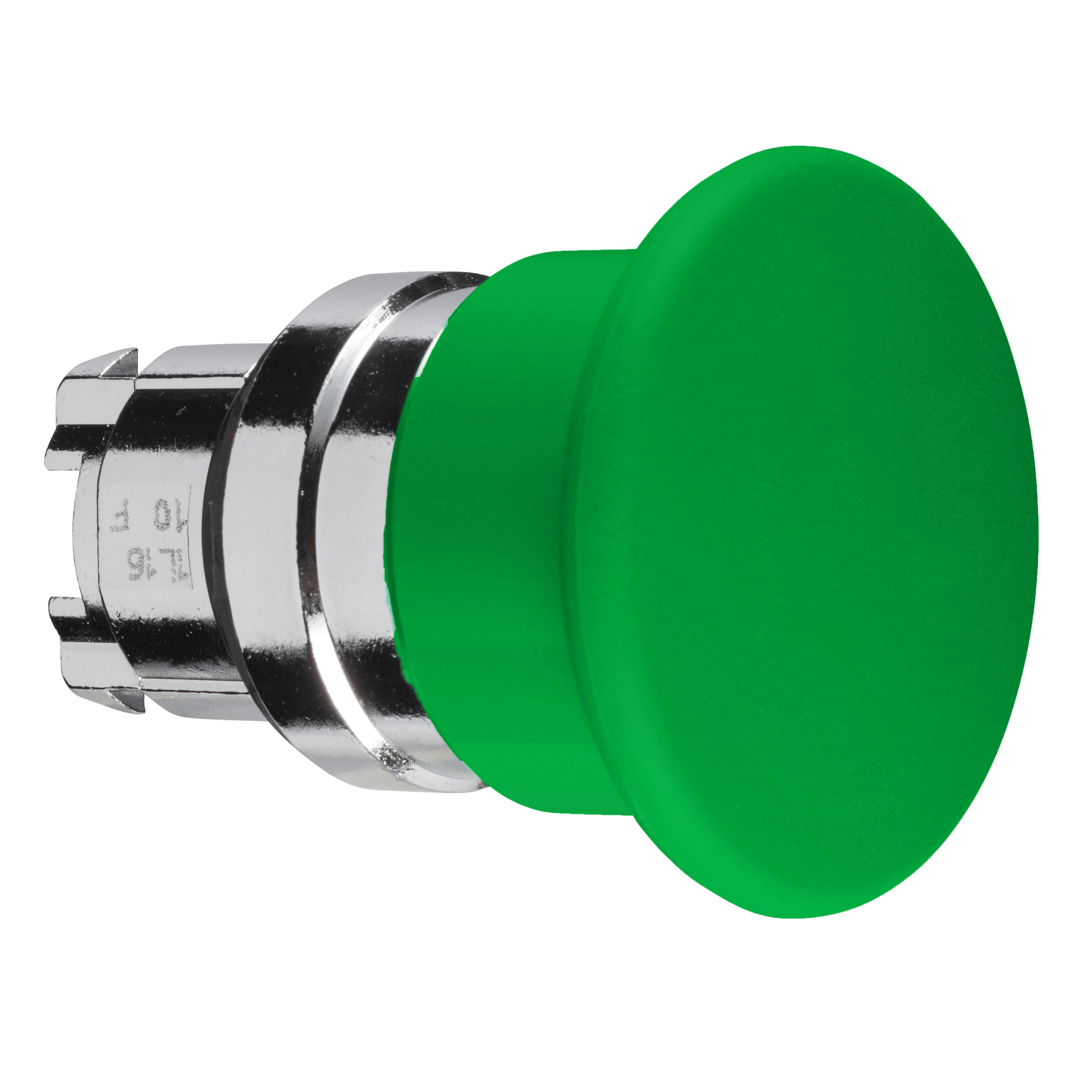 ZB4BC3 - Harmony XB4, Mushroom push button head Ø40, metal, green, Ø22, spring return Schneider Electric