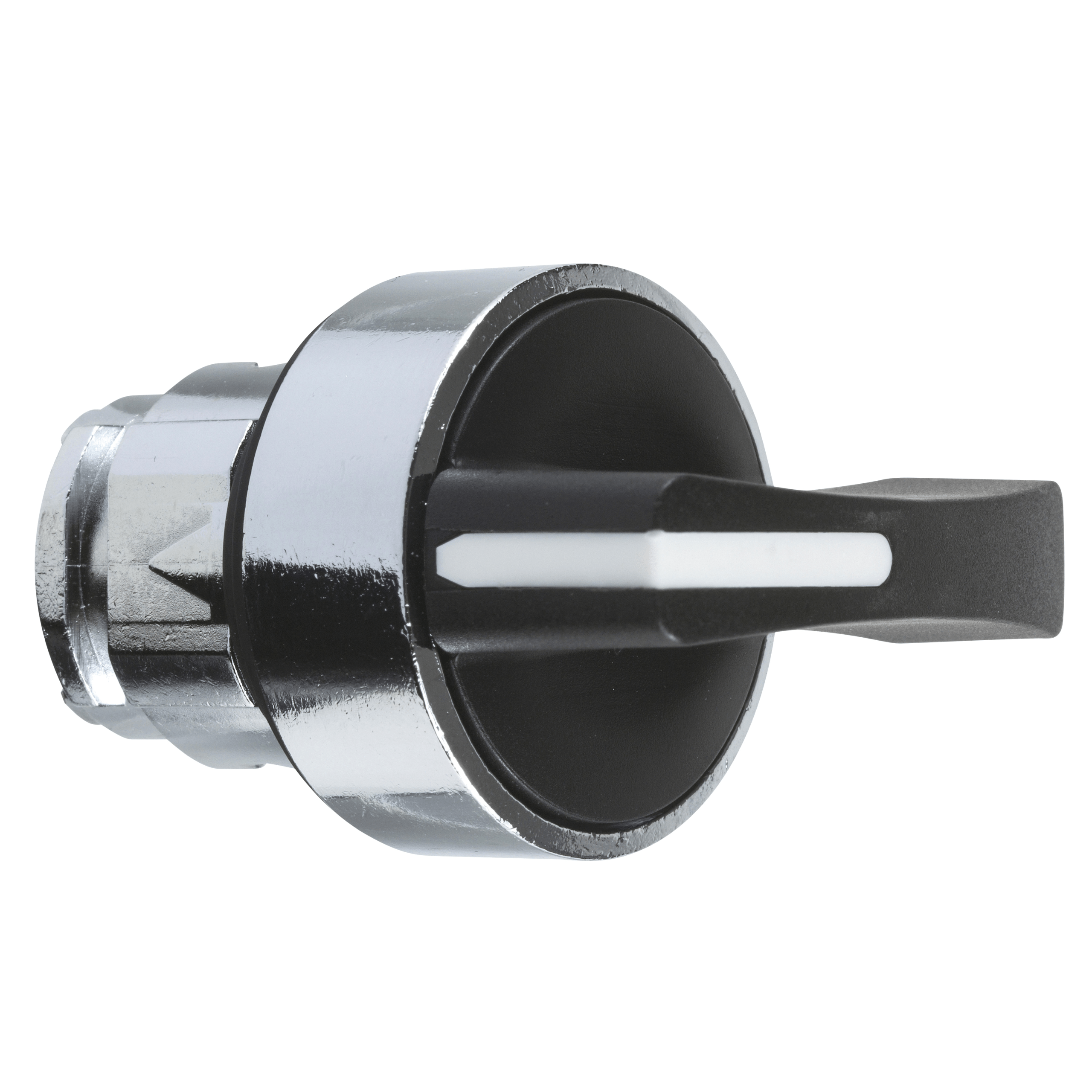 ZB4BJ8 - Harmony XB4, Selector switch head, metal, black, Ø22, long handle, 3 positions, spring return right to center Schneider Electric