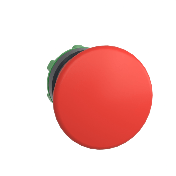 Harmony XB5, Mushroom push button head Ø40, plastic, red, Ø22, spring return Schneider Electric