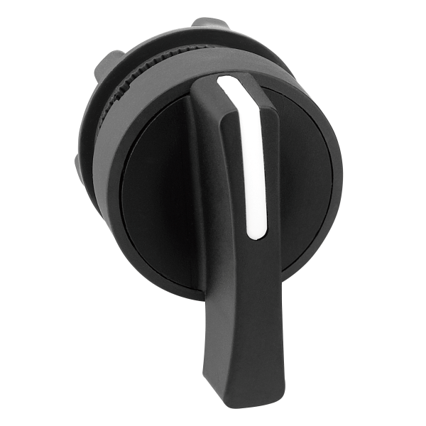 Head for selector switch, Harmony XB5, XALF, XB4, black Ø22 mm 3 position spring return Schneider Electric
