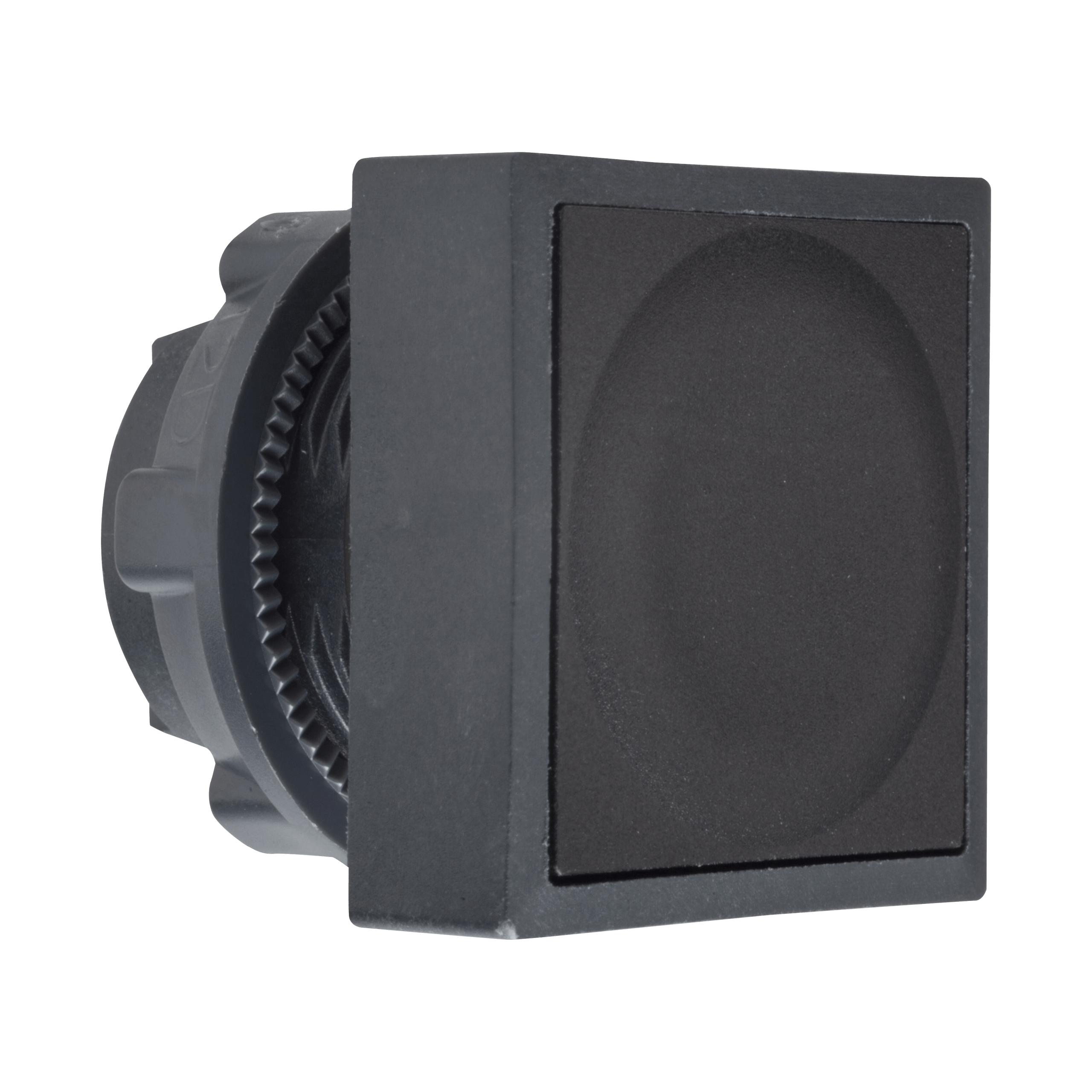 ZB5CA2 - Head for non illuminated push button, Harmony XB5, black square flush pushbutton Ø22 mm spring return unmarked Schneider Electric