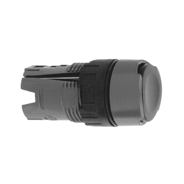 ZB6AA2 — ZB6AA2 - Head for non illuminated push button, Harmony XB6, black flush pushbutton Ø 16 spring return unmarked Schneider Electric