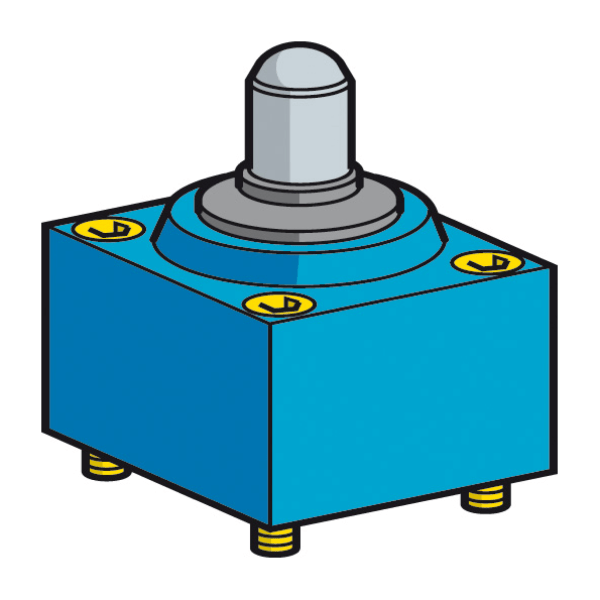 ZC2JE665 — ZC2JE665 - Limit switch head, Limit switches XC Standard, ZC2J, steel ball bearing plunger, +120 °C Telemecanique