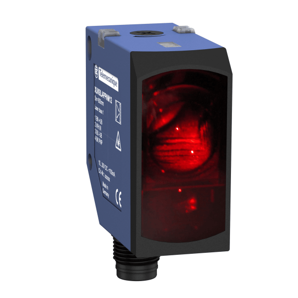 XUK8LAPPNM12 — XUK8LAPPNM12 - Photoelectric sensors XU, photo electric laser sensor, XUK, background suppression, Sn 0,8 m -10...30 VDC M12 Telemecanique Sensors