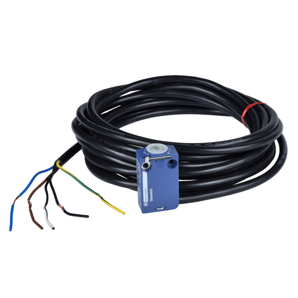 ZCMD25L2 — ZCMD25L2 - Limit switch body, Limit switches XC Standard, ZCMD, 1NC+1 NO, silver, slow break, connection, 2 m Telemecanique Sensors