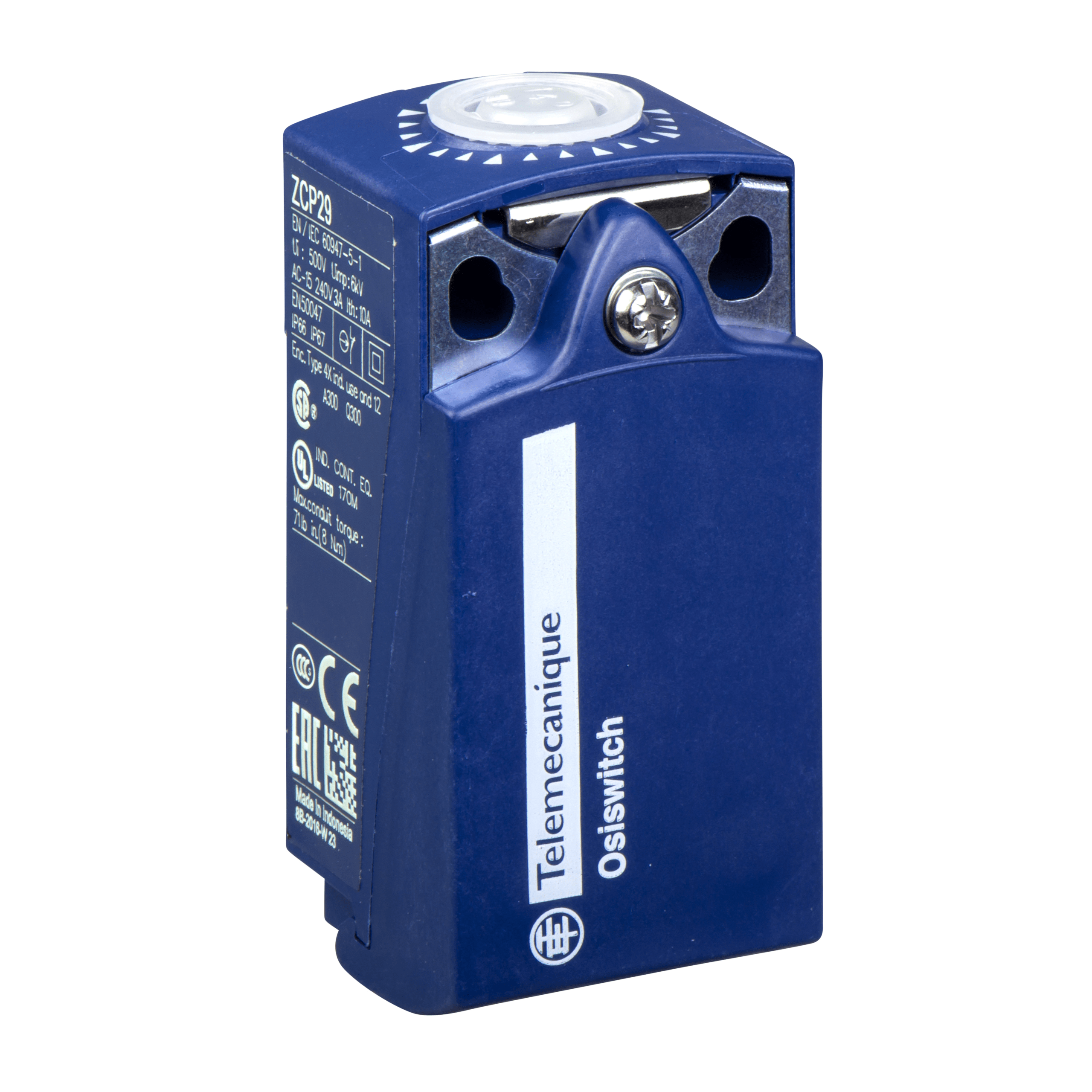 ZCP29 - Limit switch body, Limit switches XC Standard, ZCP, compact, 2NC, snap action Telemecanique Sensors